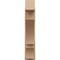 Ekena Millwork 7 1/2-in W x 26-in D x 38-in H Balboa Block Rough Cedar Woodgrain TimberThane Outlooker, Primed Tan OUTUR075X26X38BOA44RCPR - alternate 5